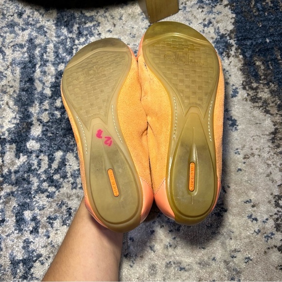 Cole Haan X Nike Air Orange Ballet Flats Size 8 - Picture 11 of 12